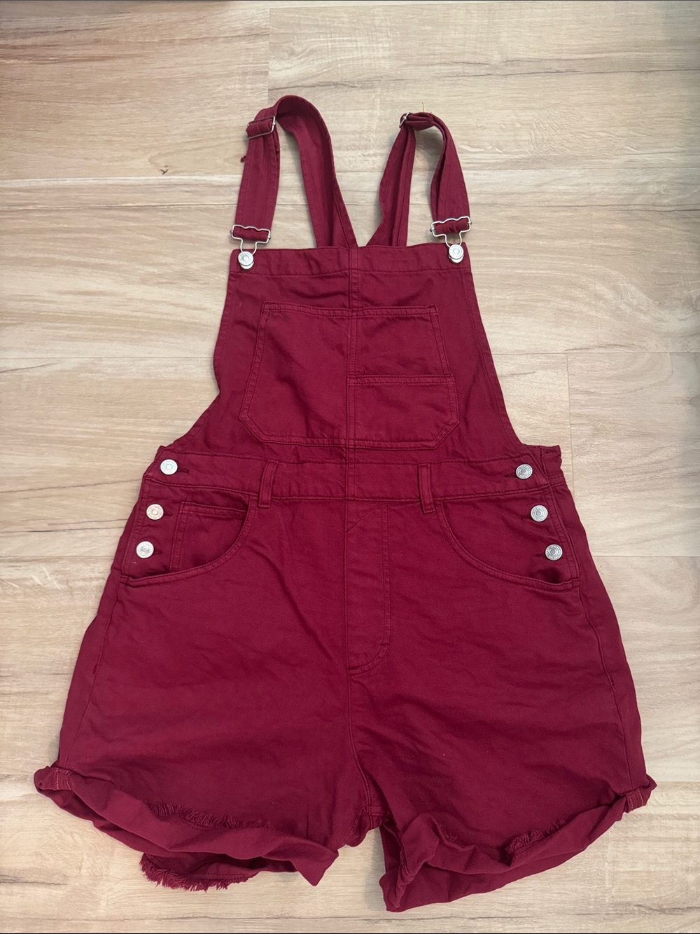 Burgundy We The Free Overalls